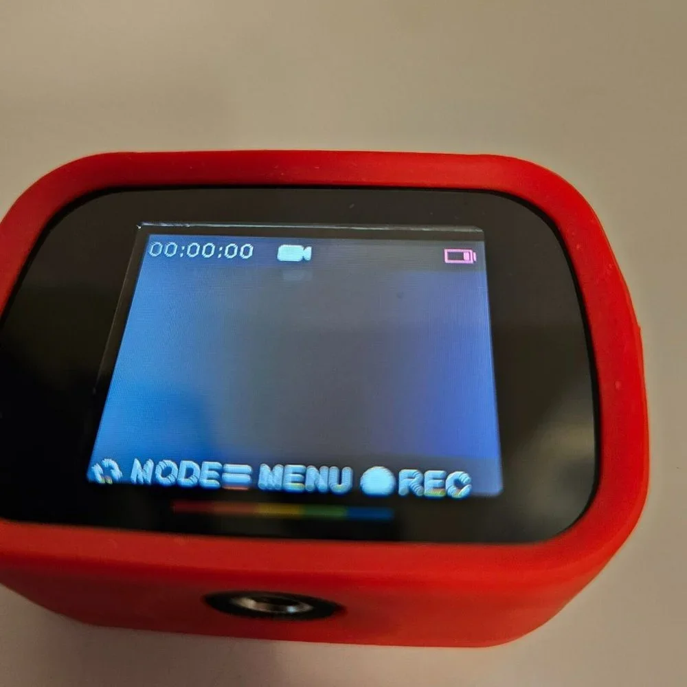 Polaroid iD757 Digital Action Camara HD Video Recording Red Rubber Silicon Case